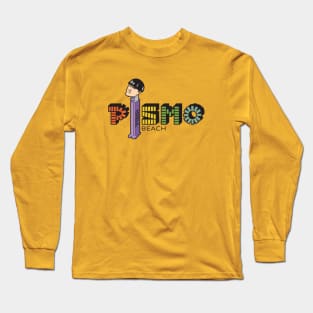 Pismo Beach Pez Moe Beach Long Sleeve T-Shirt